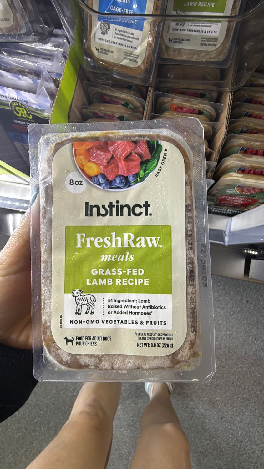 INST DF FRSHRAW MLS GF LMB 8OZ