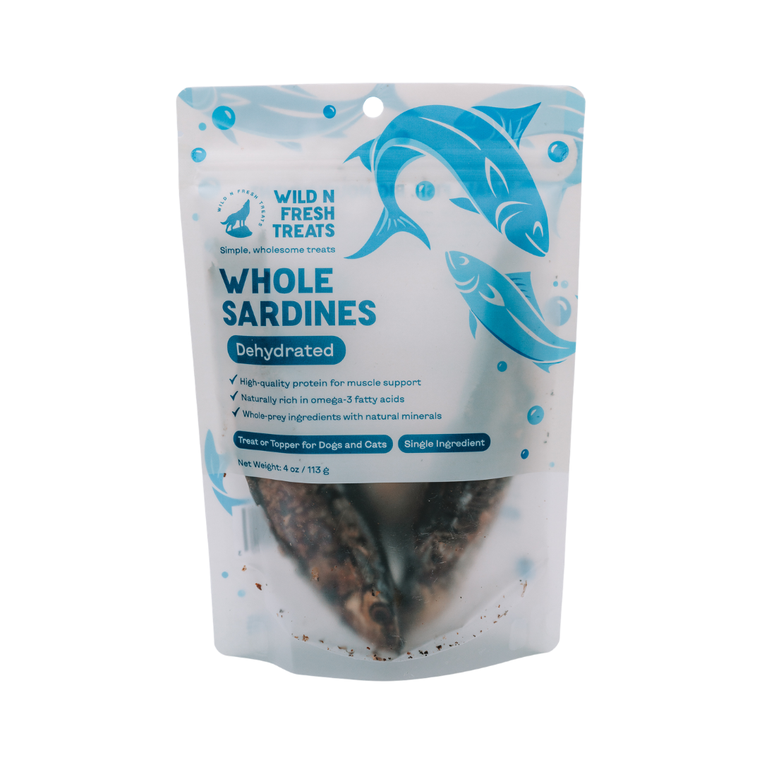 Dehydrated Whole Sardines (Wild Caught): 6 Pack