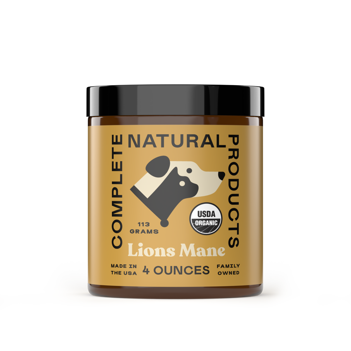 Organic Lion's Mane Mushroom Powder: 4 oz