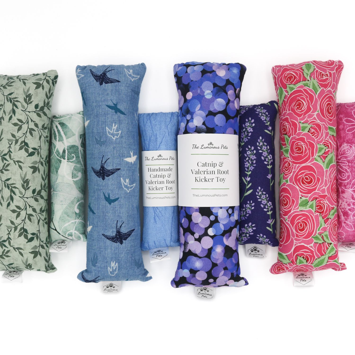 Assorted Catnip with Valerian Root Cat Toy | Cool Tones: Small