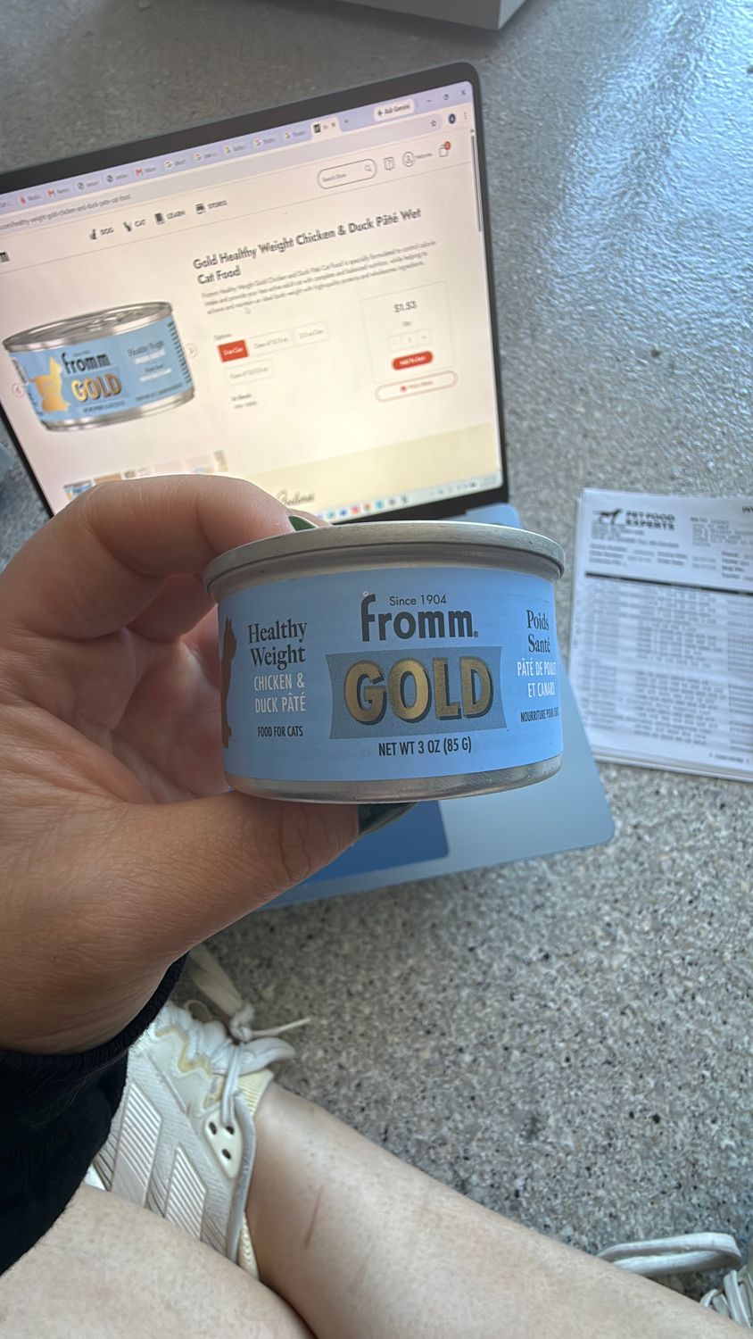 FROMM C GLD PATE HW 3OZ