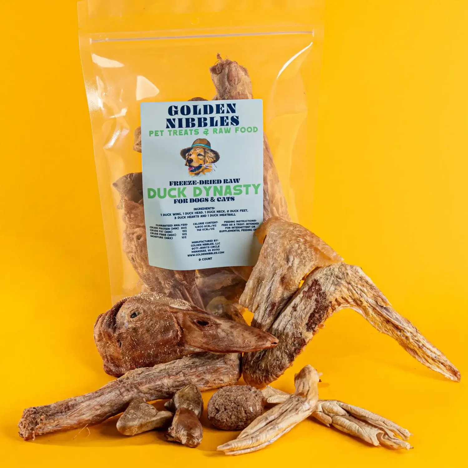 Duck Dynasty - Variety Bag Freeze-Dried Treat/Chews for Dogs: Brand Variety Bag