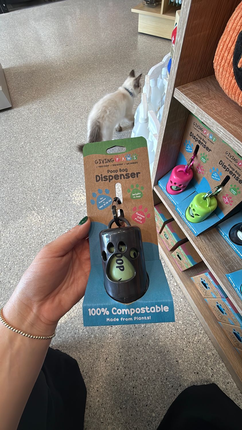 Black poop bag 