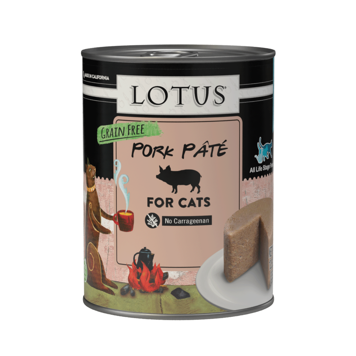 Lotus pork pate cat