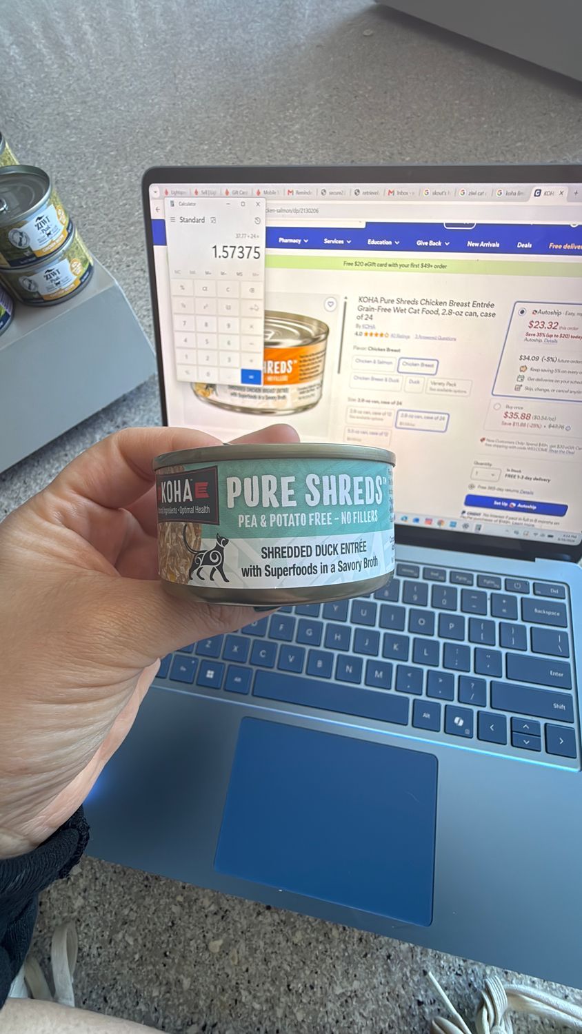KOHA PURE SHRDS DUCK 2.8OZ