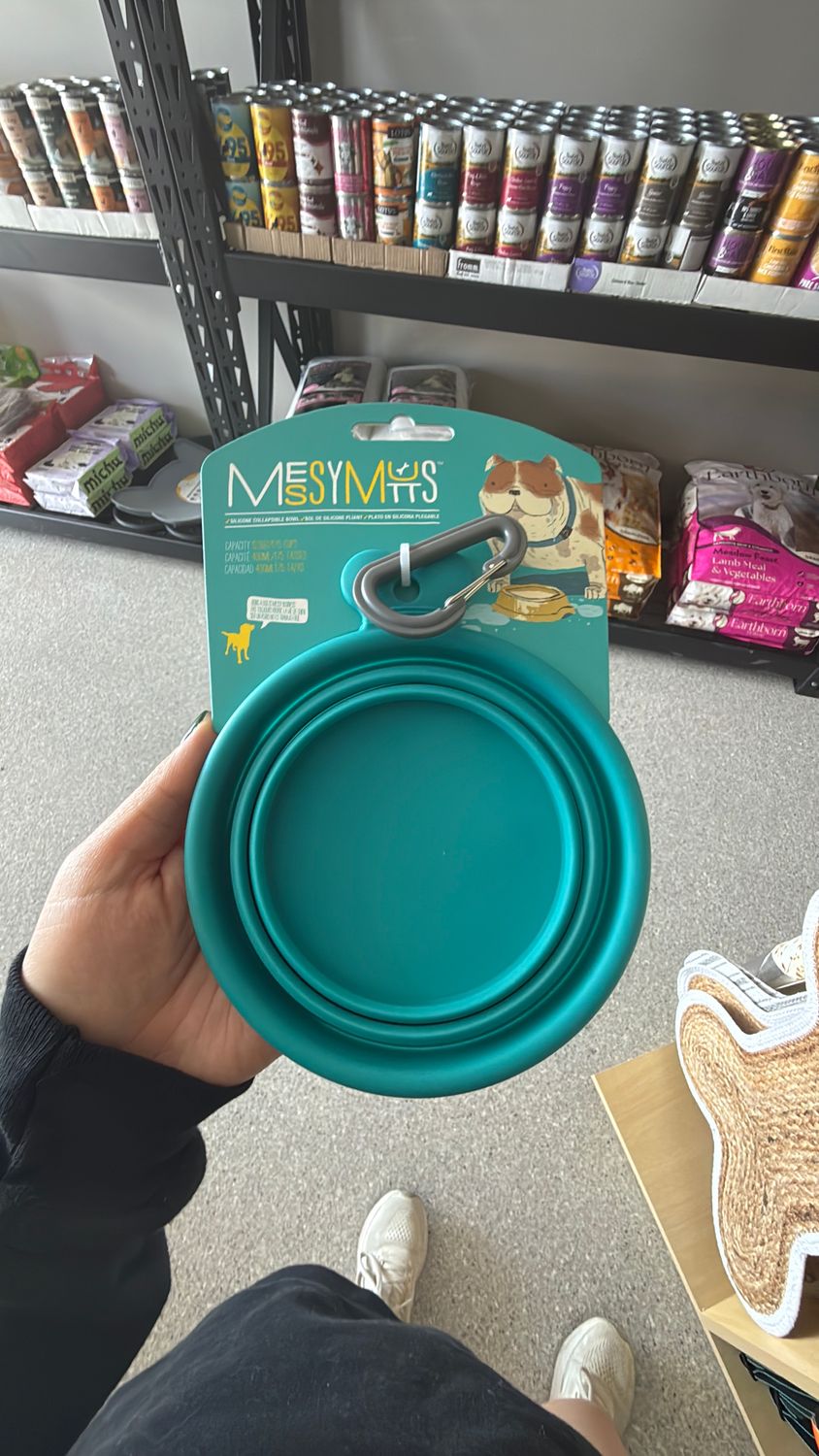 MESS D COLLPS BOWL BLU 1.75 CUP