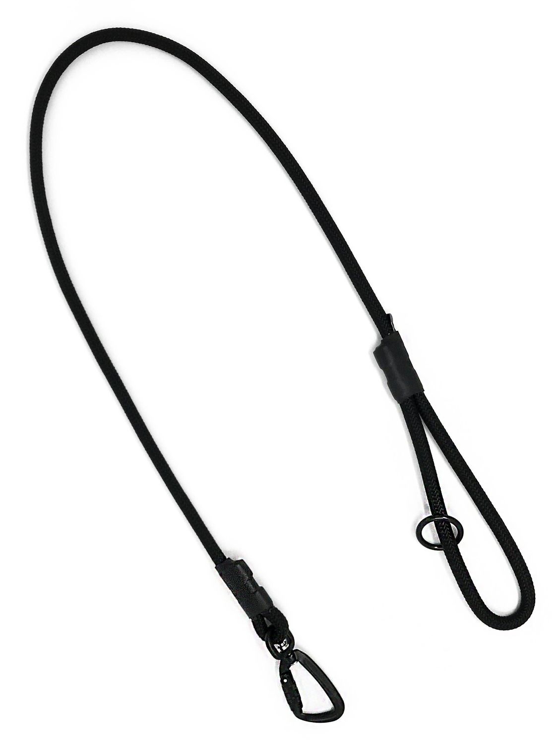 Ekko Leash - 4 FT - Black 10mm Climbing Rope