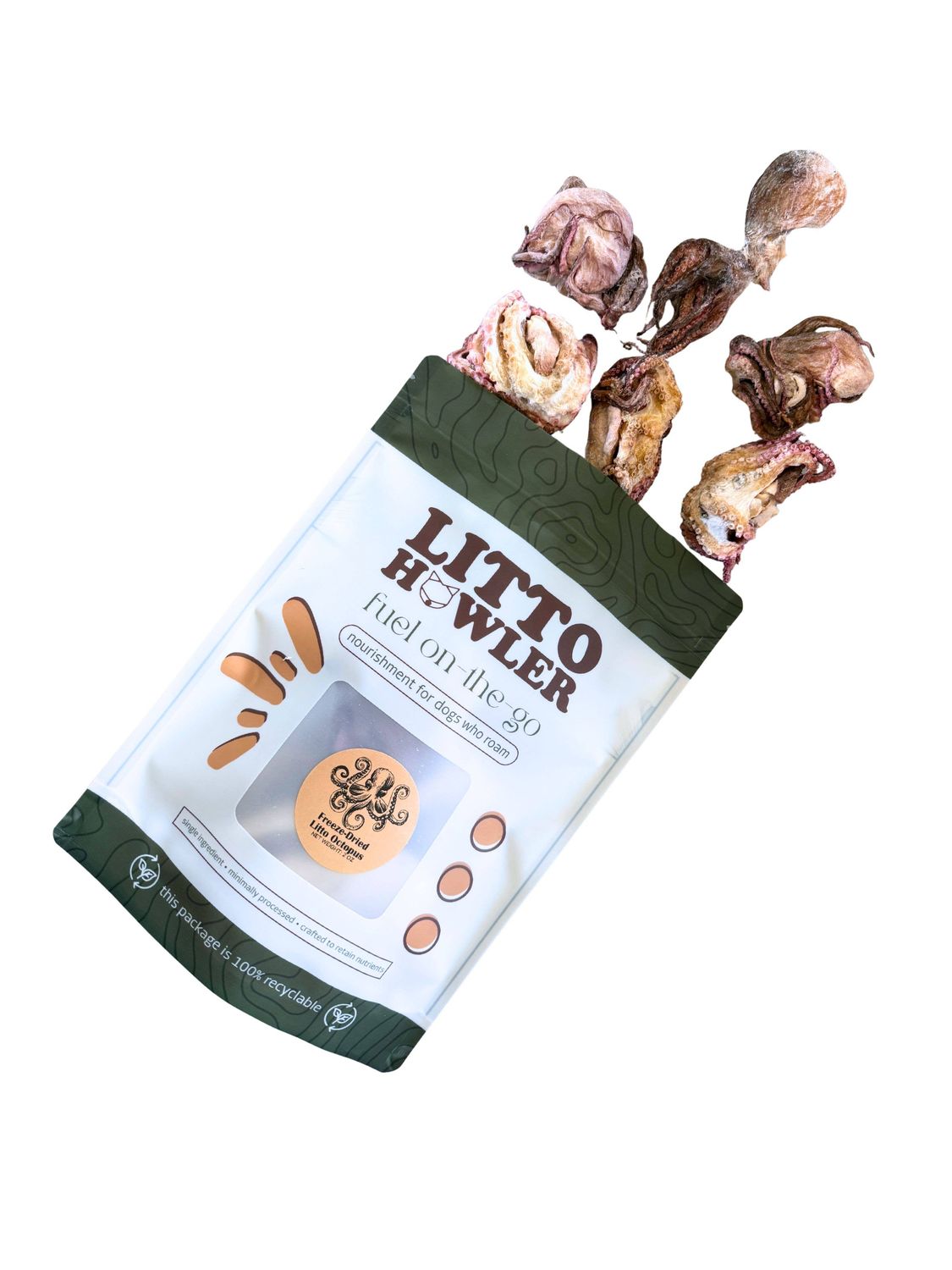 Freeze-Dried Litto Octopus | 2 oz