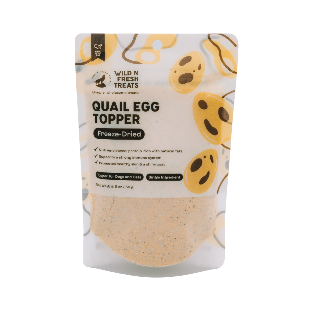 Freeze-Dried Quail Egg Topper: 2oz