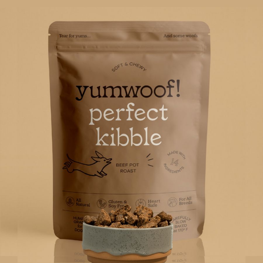 Perfect Kibble Air-Dried Dog Food: Beef Pot Roast / Topper Size (14 oz)