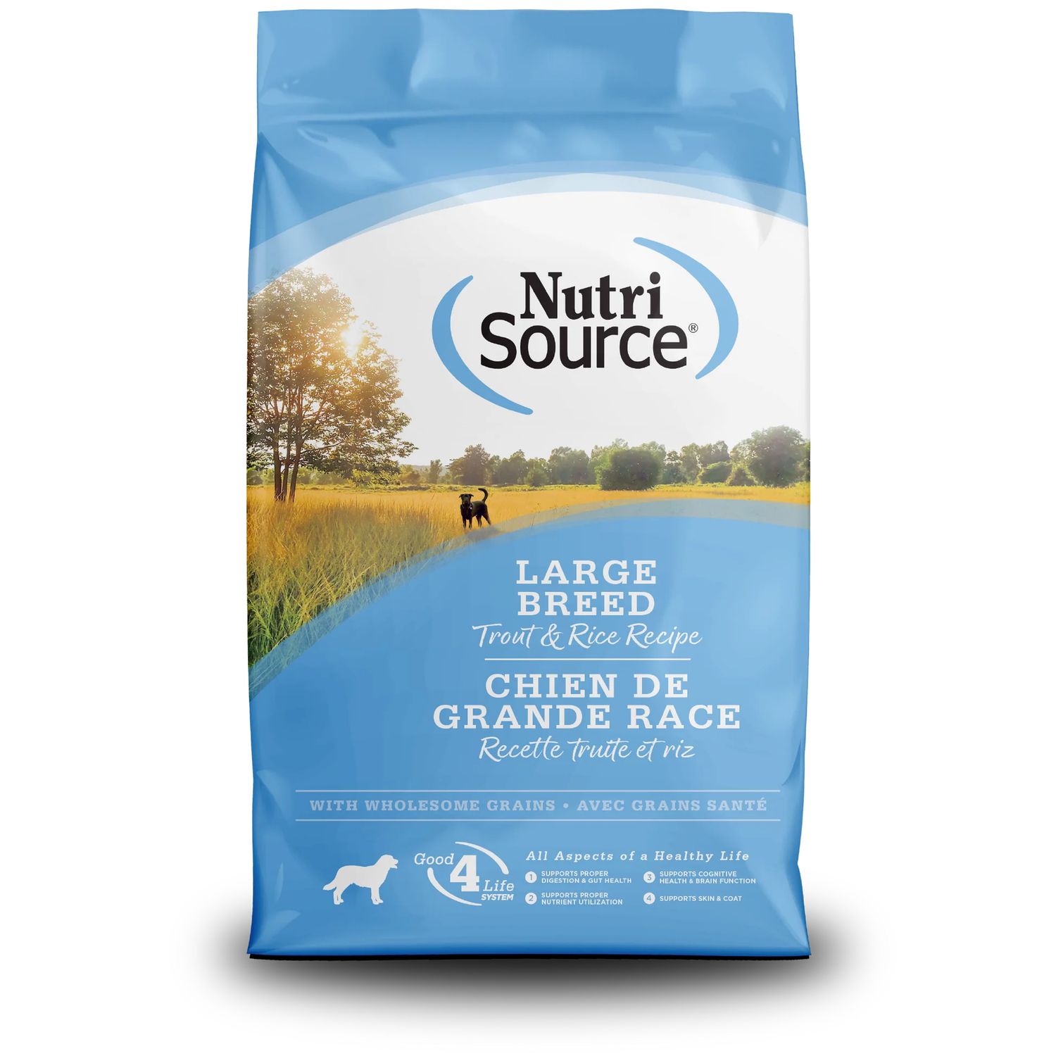 NutriSource Large Breed Trout &amp; Rice Recipe