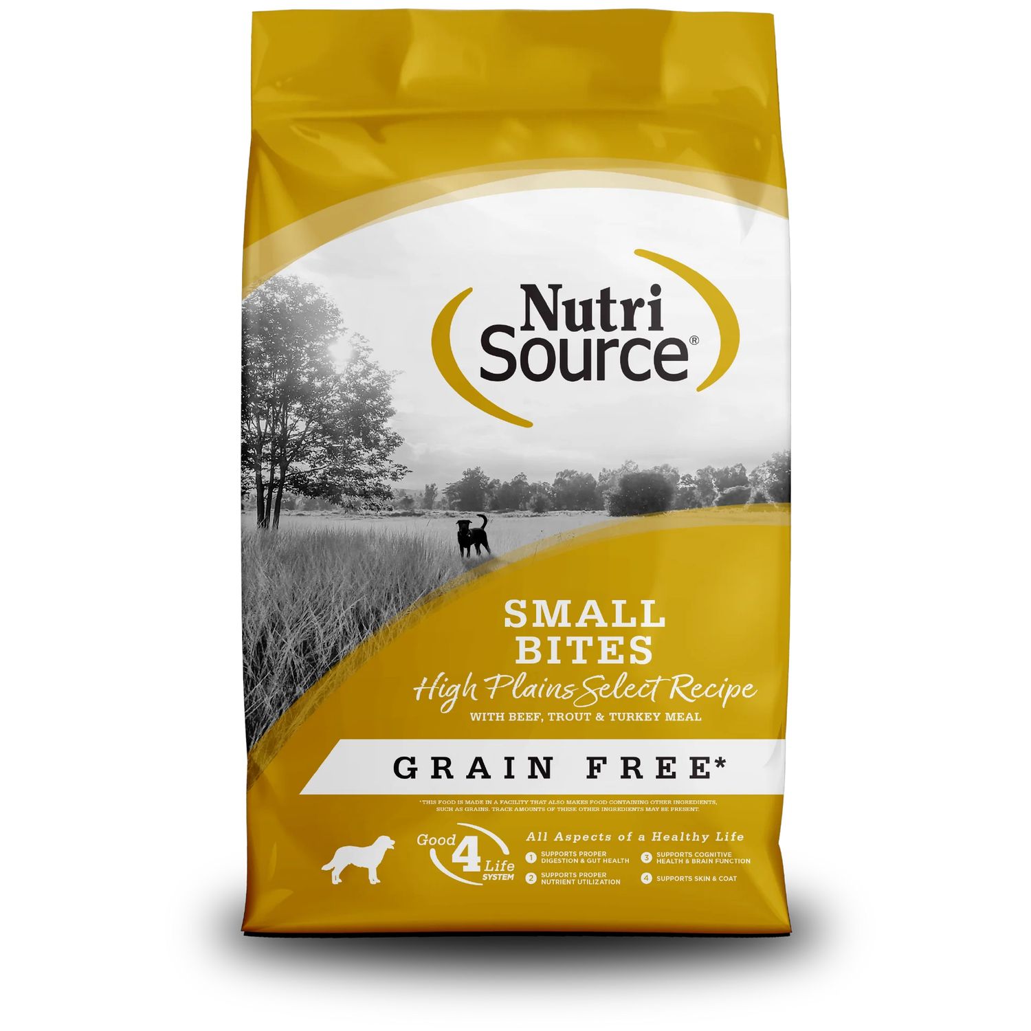 NutriSource Small Bites Beef, Trout &amp; Turkey Meal