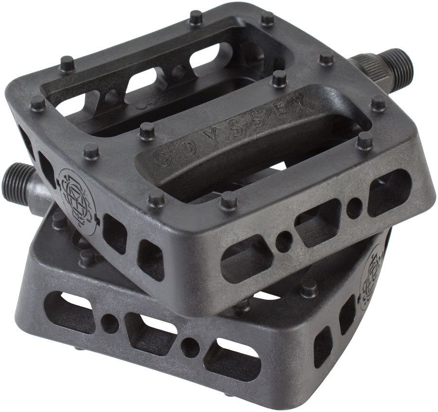 Odyssey Twisted PC Pedals - Platform, Composite/Plastic, 9/16", Black