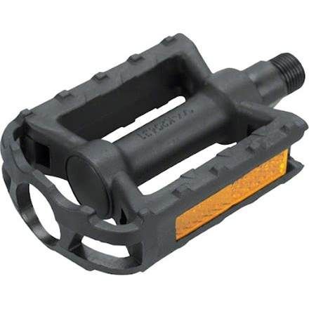 Dimension Junior Pedals - Platform Plastic 1/2 Black