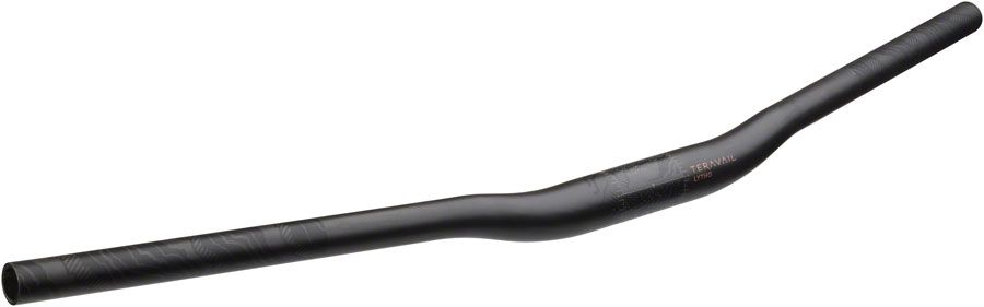 Teravail Lytho Handlebar - Carbon, 31.8mm, 760mm, 15mm Rise, Black