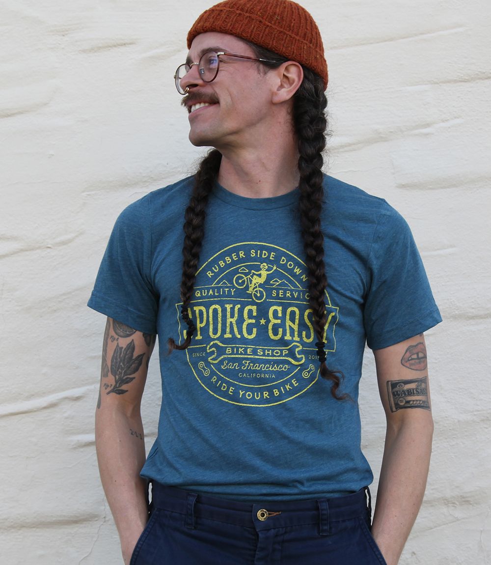 Spoke Easy Men's Badge Short Sleeve T-Shirt