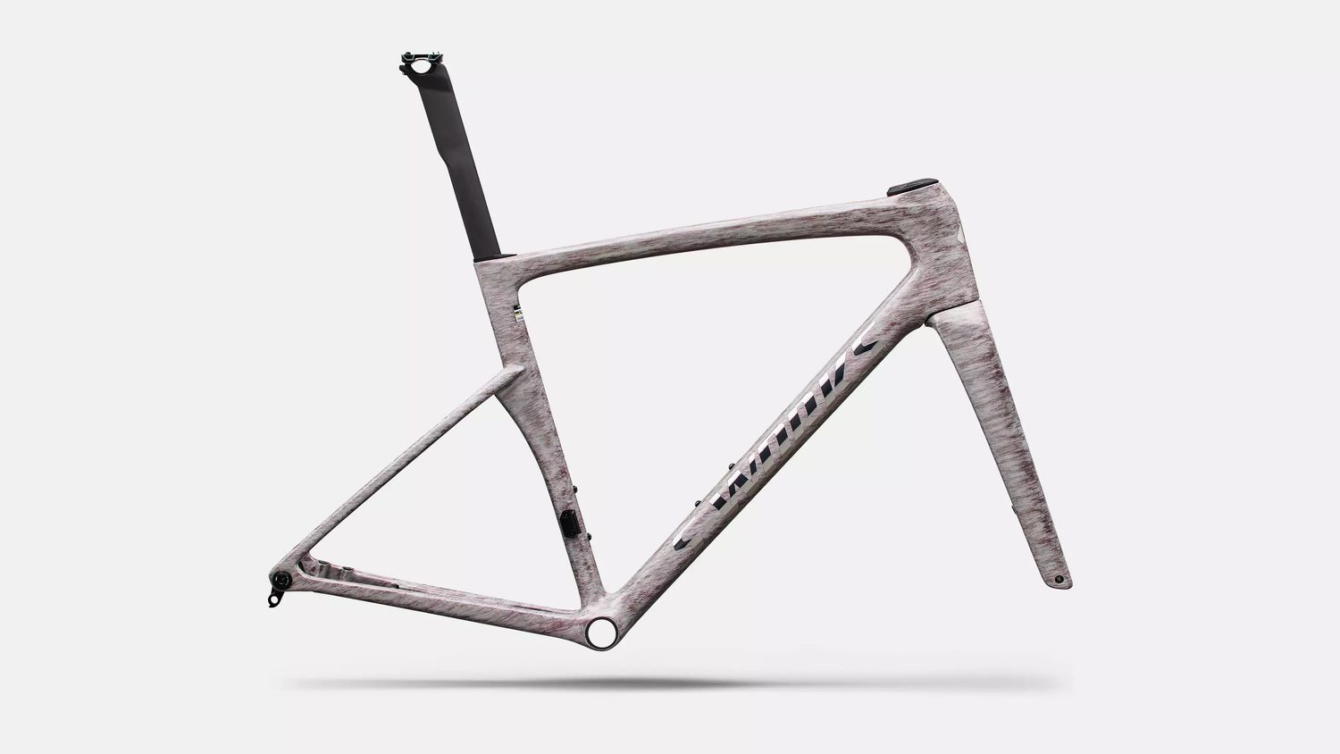 TARMAC SL9 S-WORKS FRAMESET, Color: Gloss Dolomite Metallic / Quartz Metallic / Chrome, Size: 52