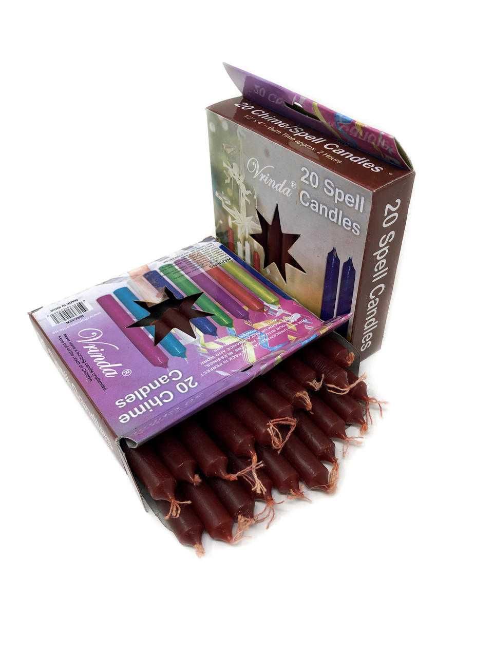4'' Chime/Spell Brown candles