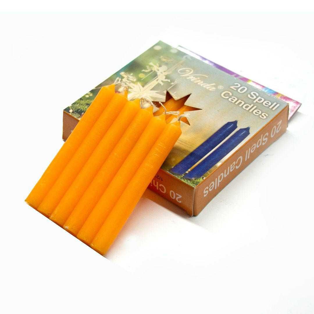4''Chime/Spell candles Orange