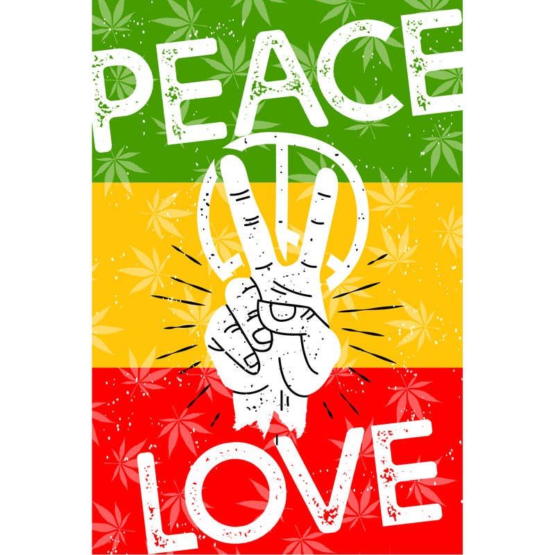 Peace Love Tapestry