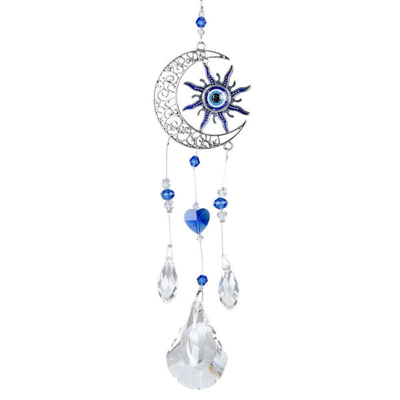 SUN &amp; MOON EVIL EYE SUNCATCHER