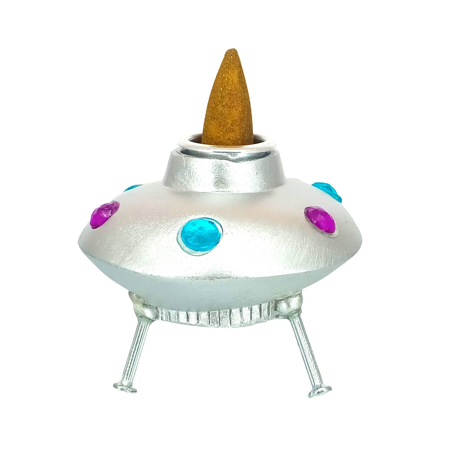 Space Ship BackFlow Incnese Burner