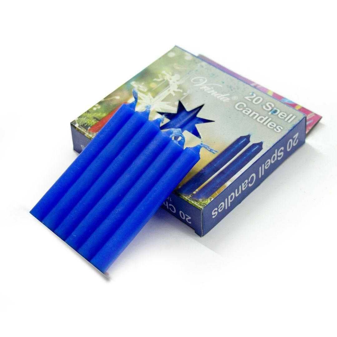 4''Chime/Spell candles  Blue