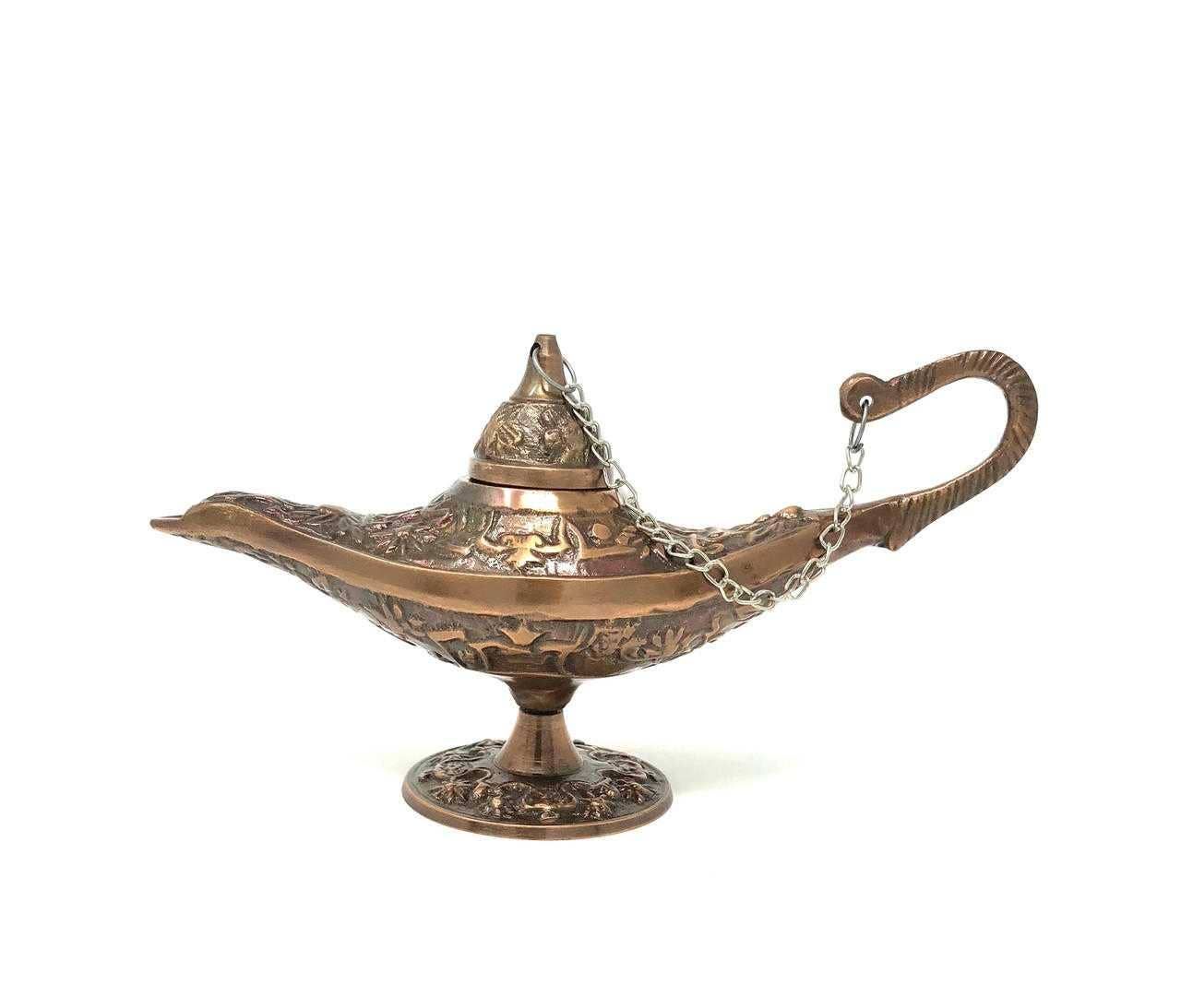 Brass Aladin Lamp (6') Copper Finish