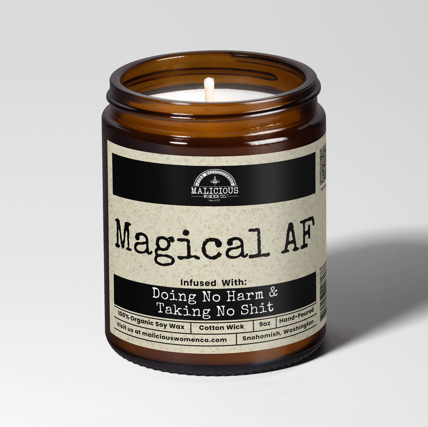 Magical Af | 9oz Witch Candle | Malicious Women Co