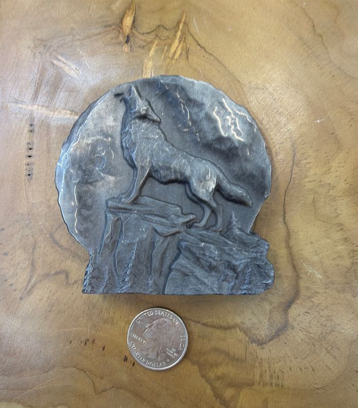 Silver Obsidian Wolf