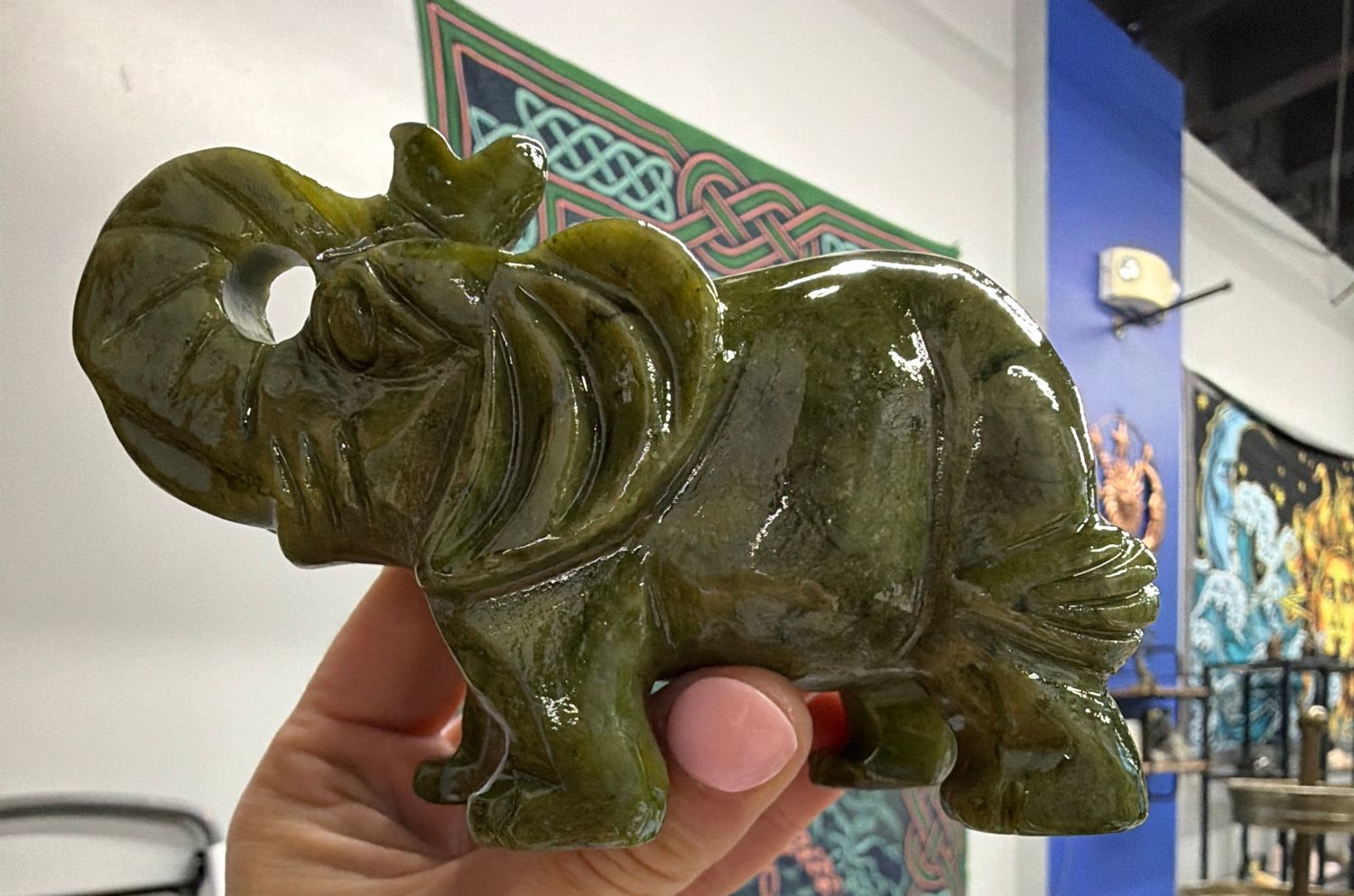 Nephrite Jade Elephant