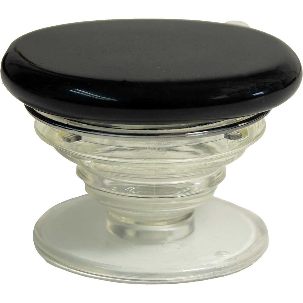 Gemstone Cell Phone Grip Holder - Black Obsidian Palm Stone