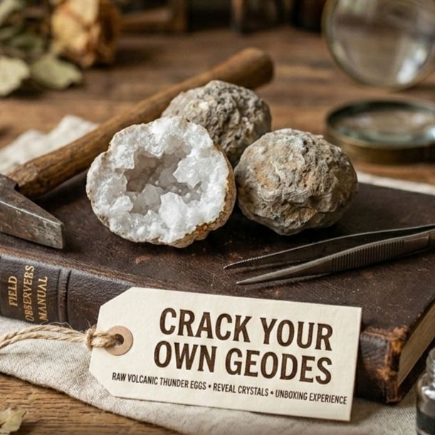 Break-Your-Own Quartz Geodes