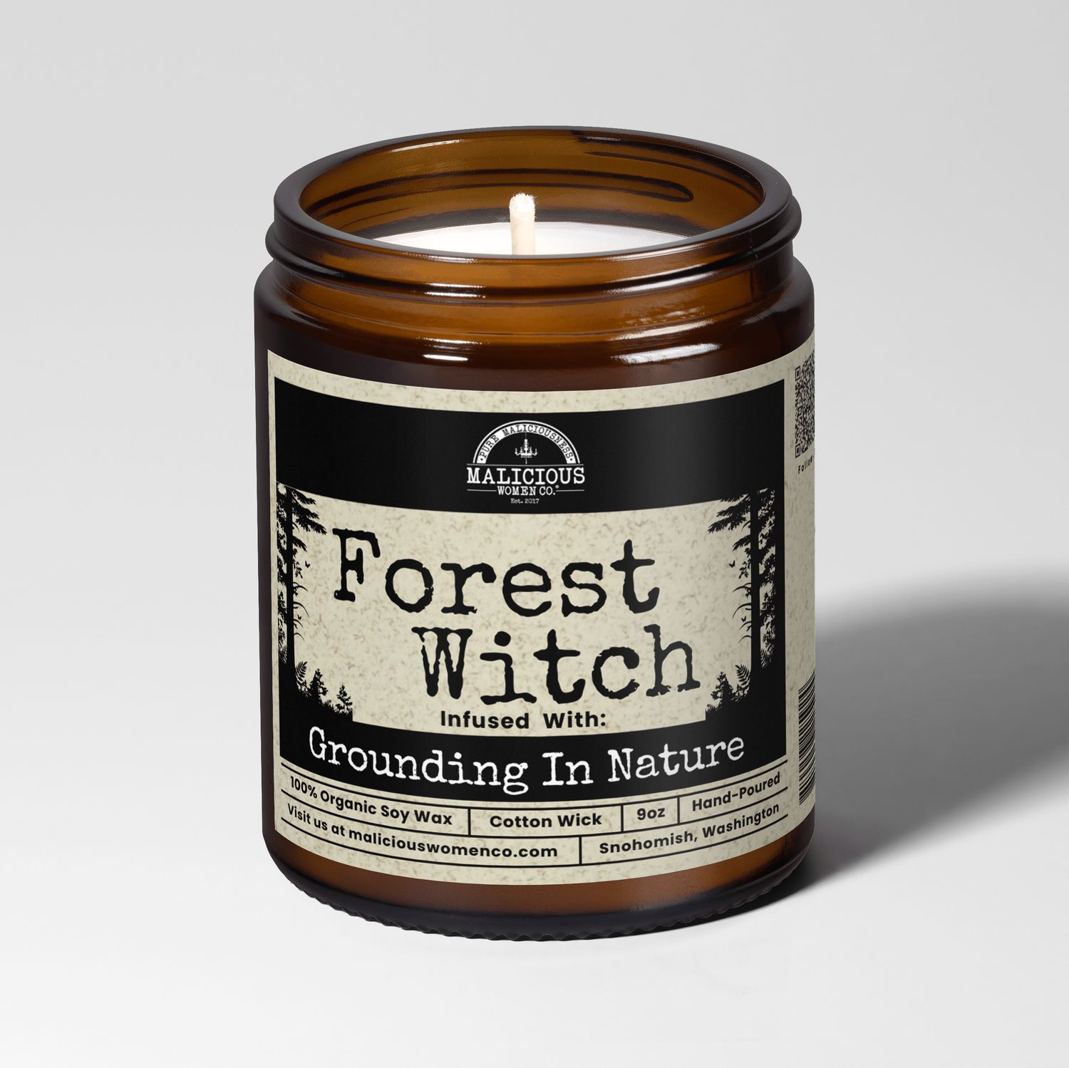 Forest Witch | 9oz Witch Candle | Malicious Women Co