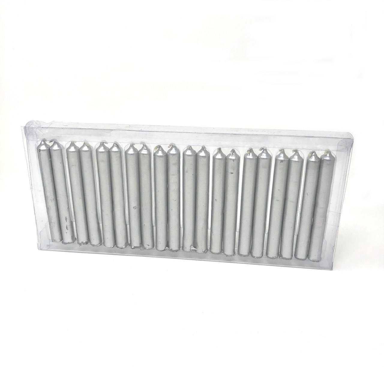 Chime Candles 4” Silver