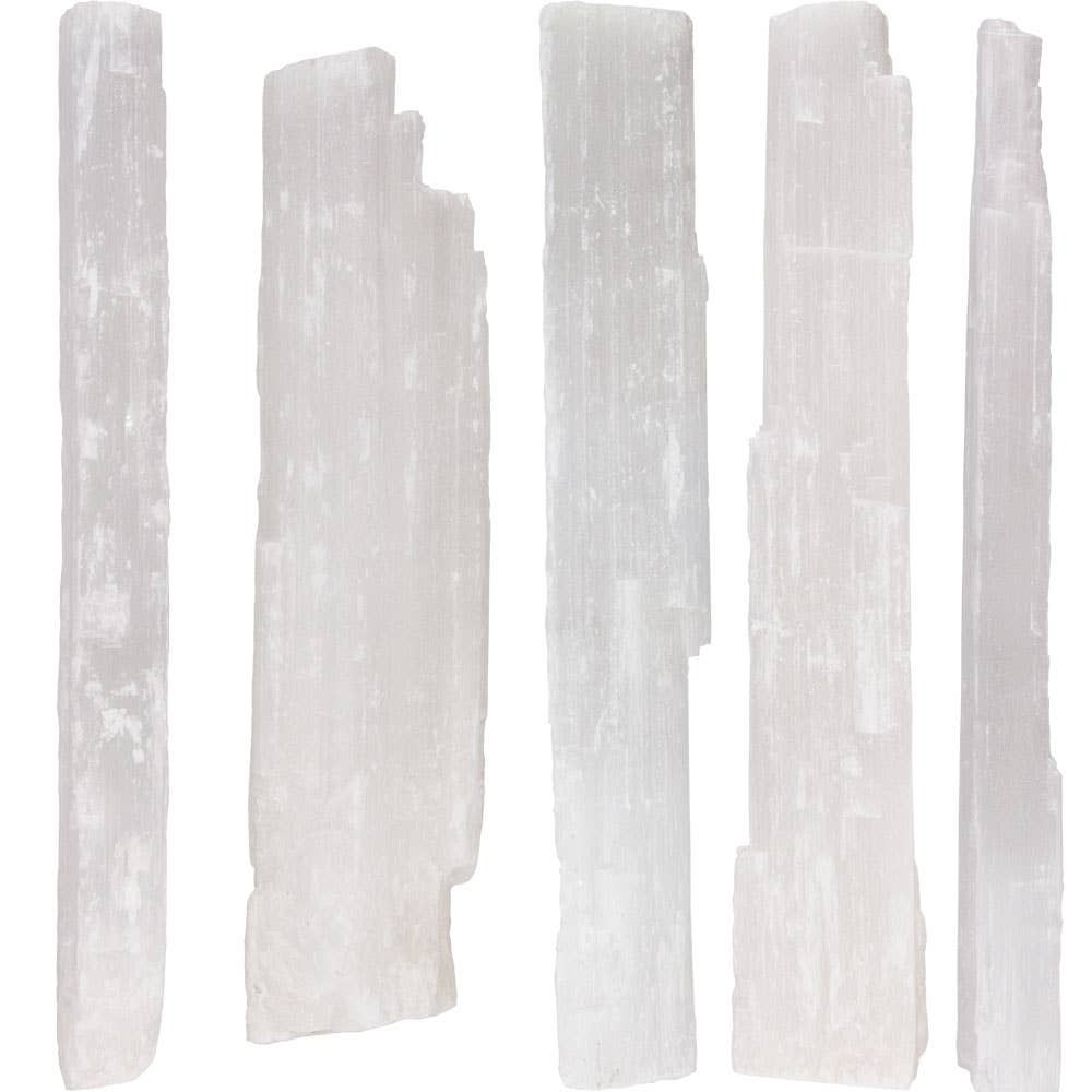 Rough Stone Specimen Wands White Selenite