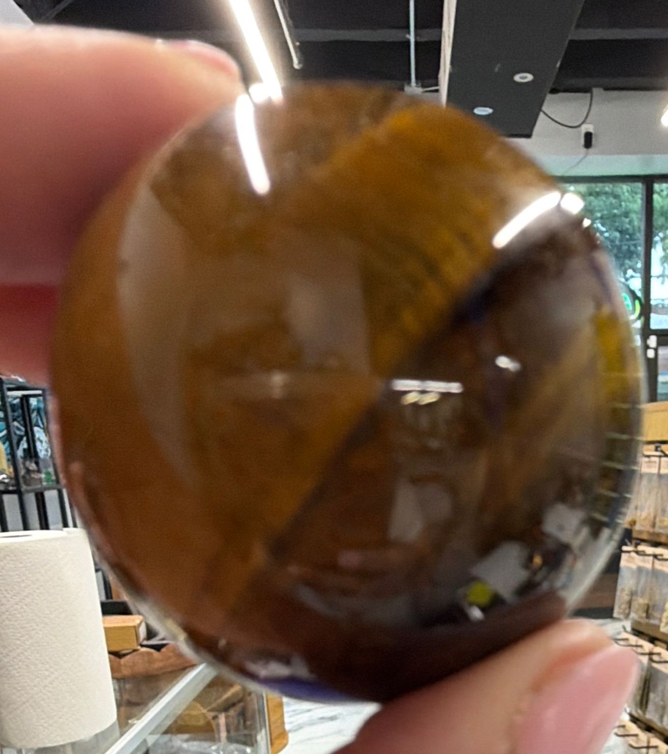 Tiger Eye Sphere