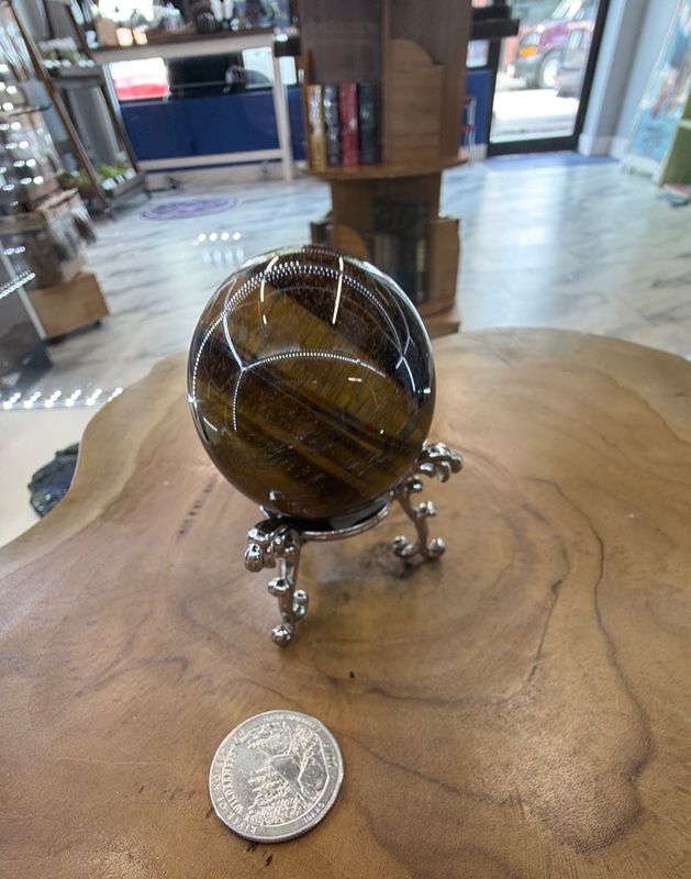 Tiger Eye Sphere