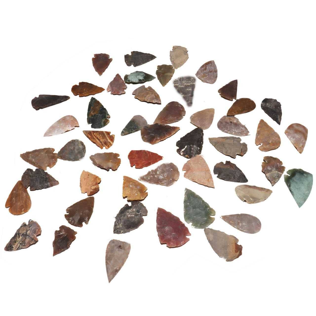 Indian Arrowheads Agate New Replica 1/2 " - 1 1/2 " L