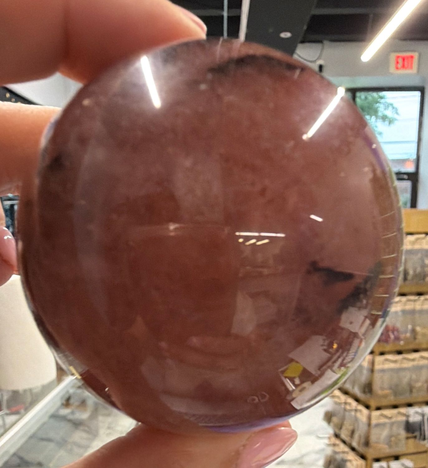 Strawberry Quartz Sphere