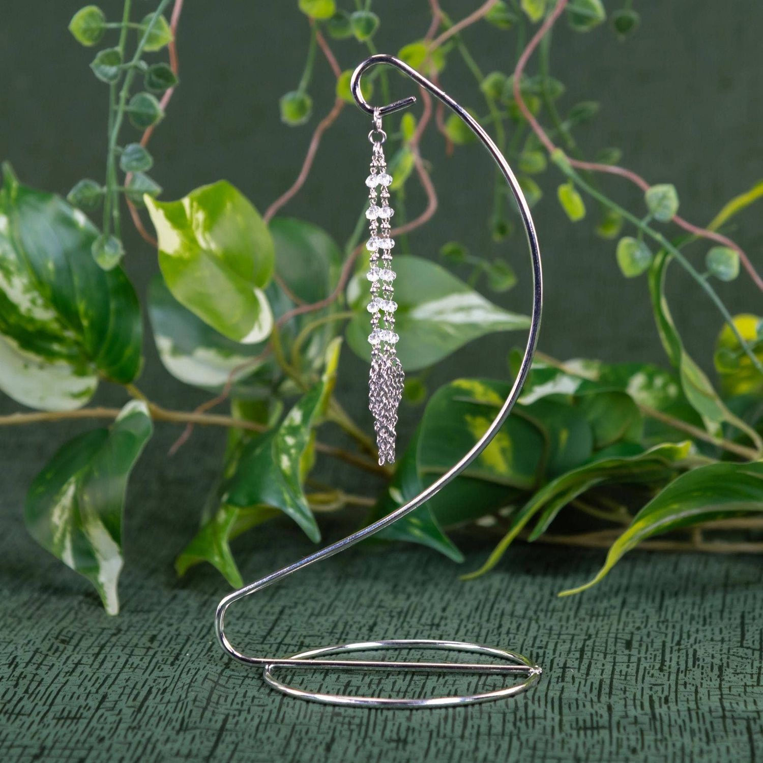 Sphere Holder Stand., Color: Silver