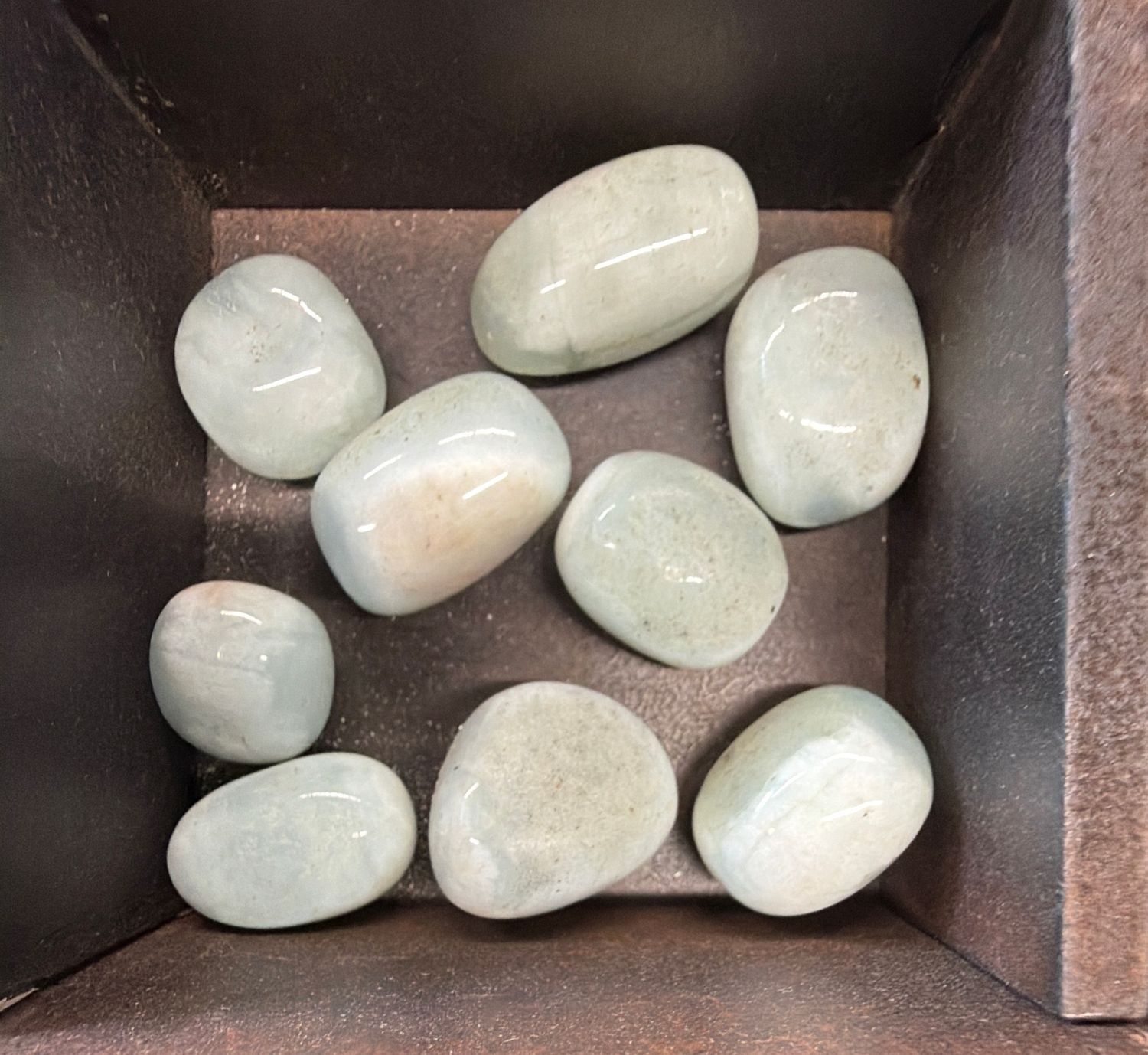 Tumbled Aquamarine