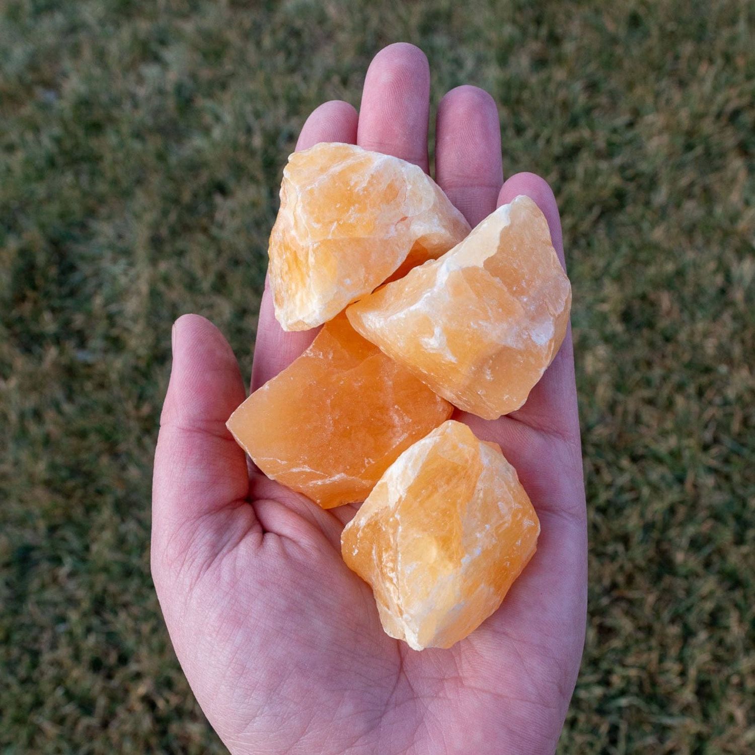 Orange Calcite Raw