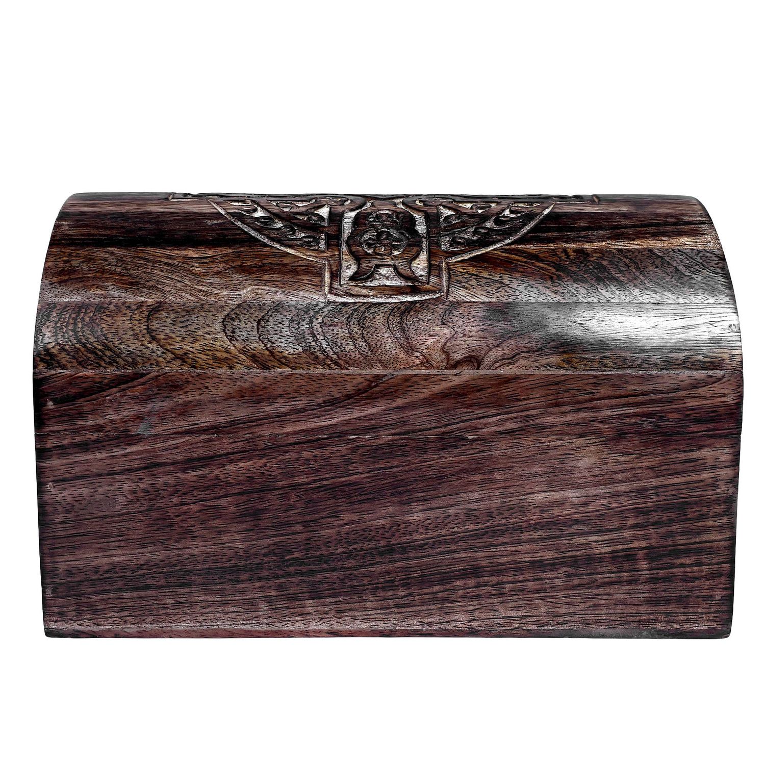 Wood Storage Box (9x6x6)Treasure Chest Celtic Cross