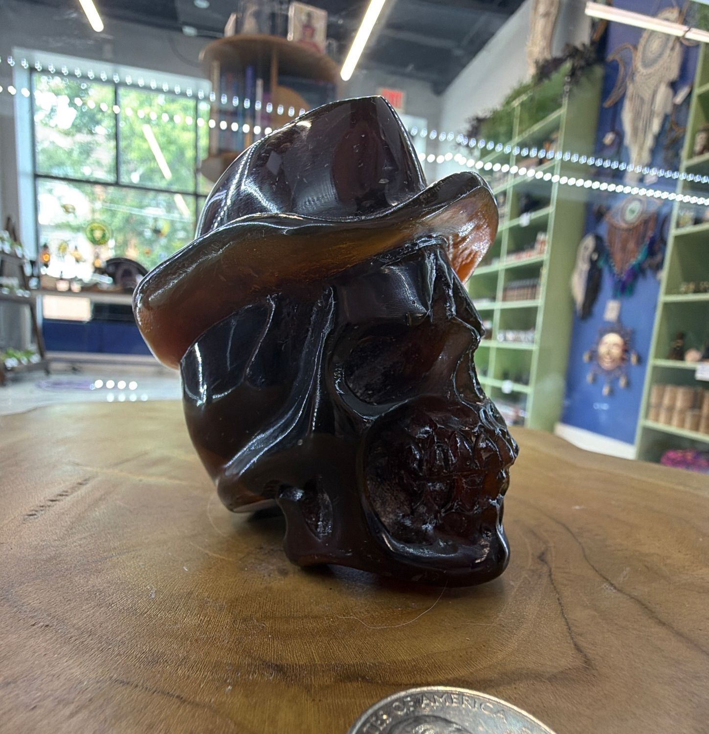 Amber Skull/Hat