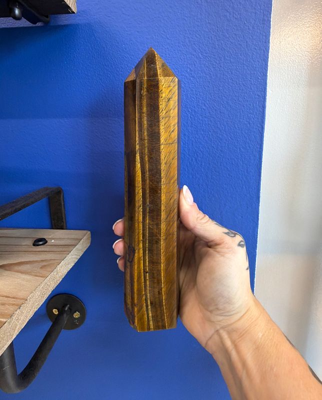 Tiger Eye Tower Statement 9”