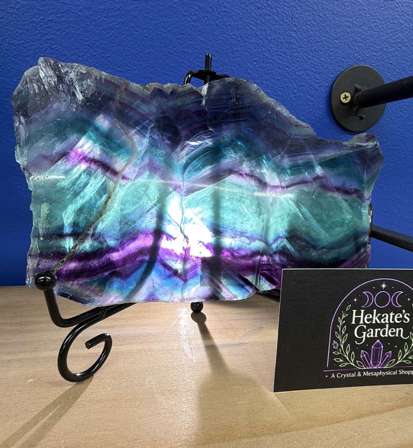 Fluorite Slab 7”