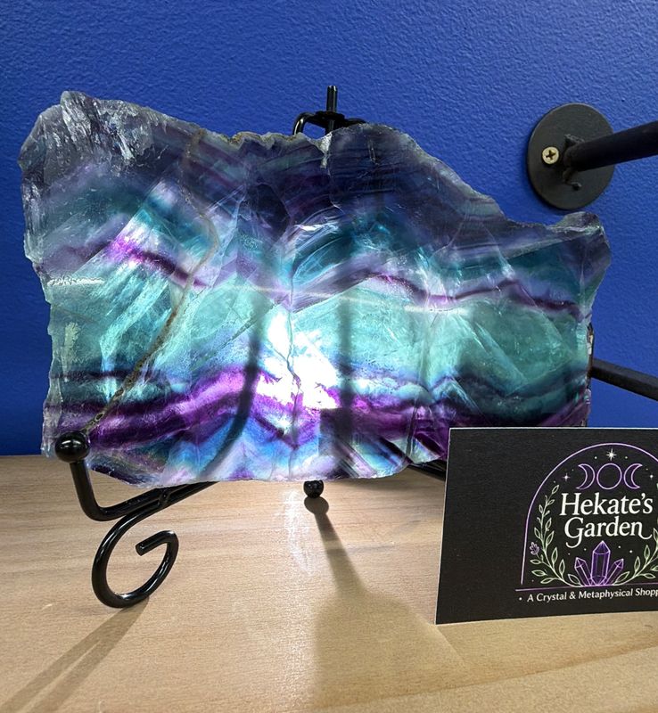 Fluorite Slab 7”