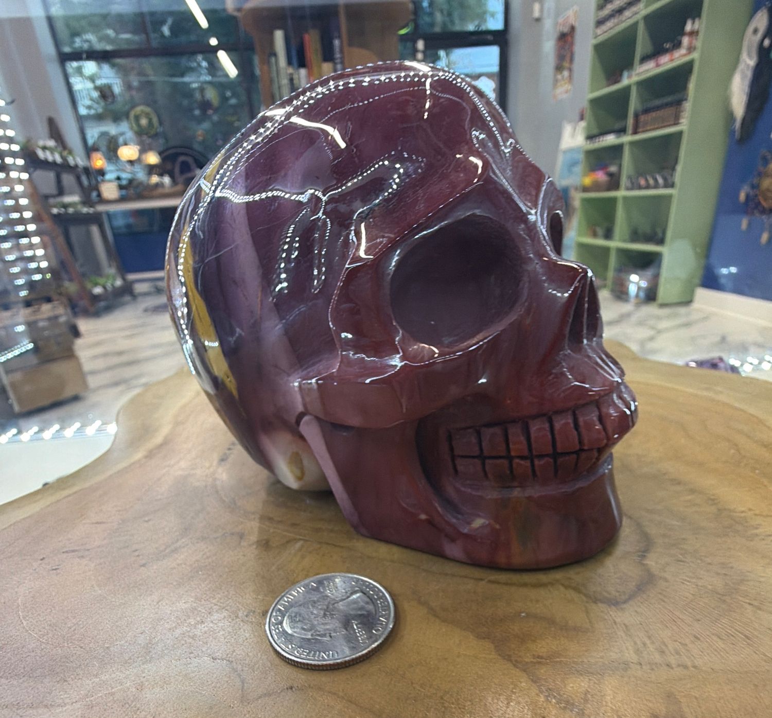 Mookaite Skull 5”