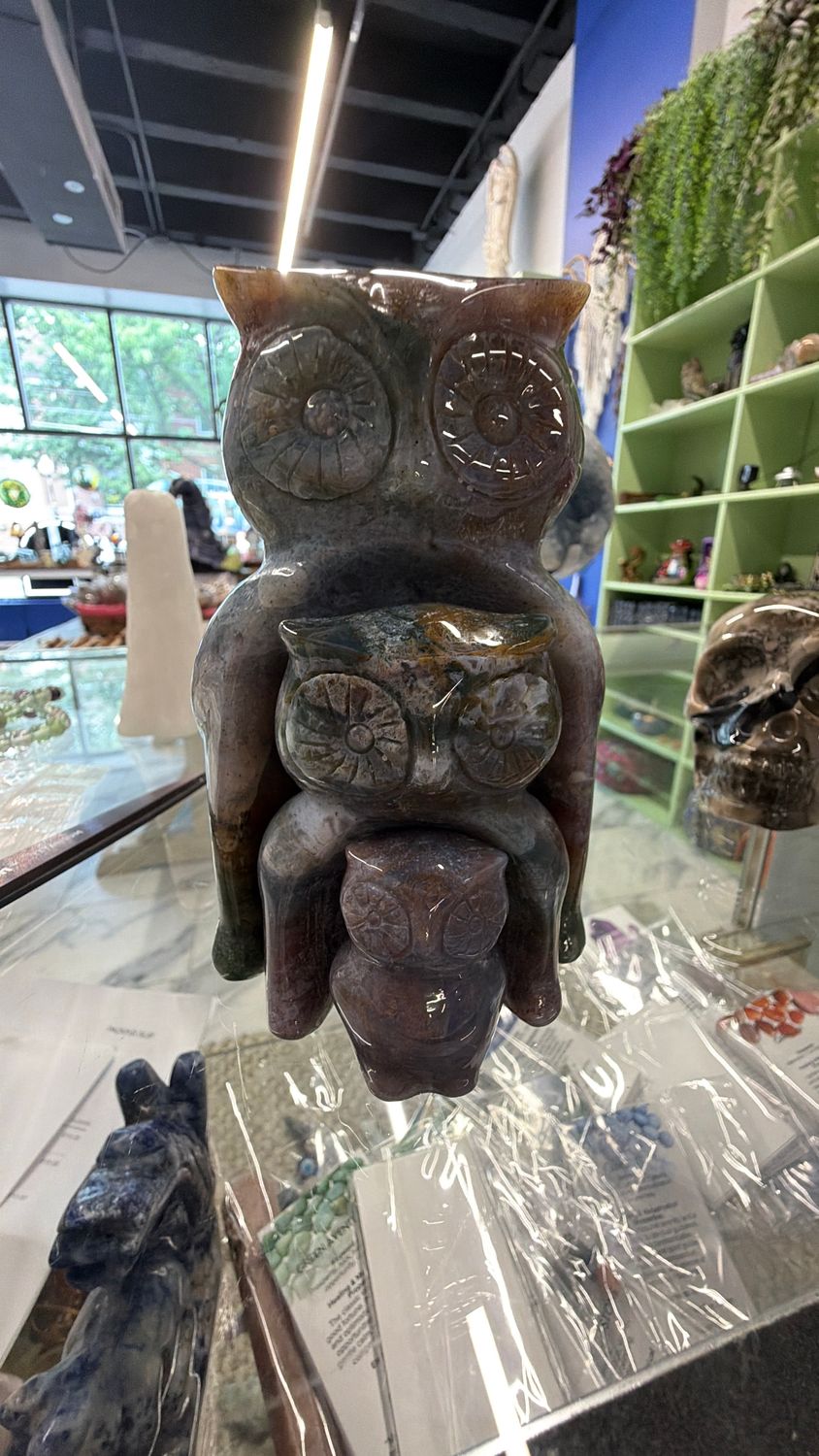 Ocean Jasper Nesting Owls
